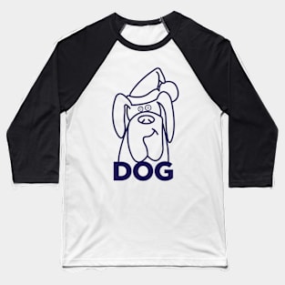 Doggie line art Baseball T-Shirt